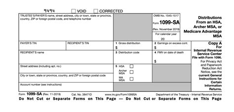 1099-sa box 3 distribution code|1099 sa qualified medical expenses.